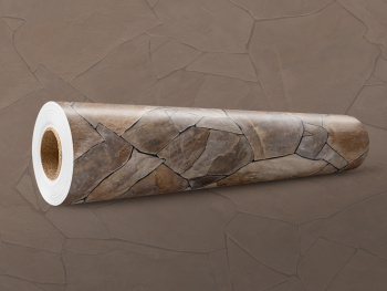 Autocolant perete piatră castanie, Folina, tapet autoadeziv la rolă de 130x250 cm Autocolant-piatra-model-placi-brune-2-6814