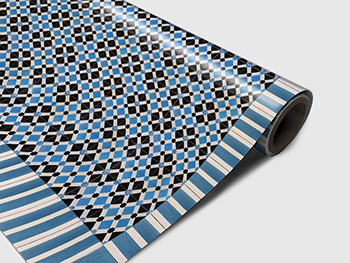 Autocolant gresie şi podele, Folina, model geometric, rolă de 200x120 cm