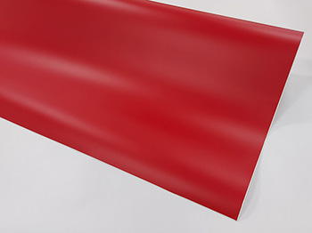 Autocolant roșu mat, X-Film Signal Red 3662, lățime 126 cm, racletă de aplicare inclusă la fiecare comandă.