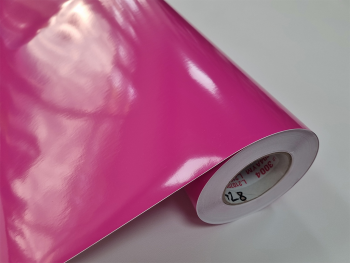 Autocolant roz lucios, Aslan, Roz 11428K, 122 cm lățime, racletă de aplicare inclusă la fiecare comandă
