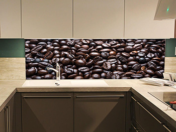 Autocolant perete Boabe cafea, Folina, autoadeziv, rolă de 200x80cm