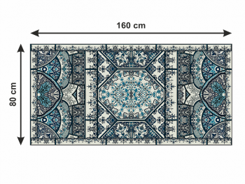 Covor antiderapant pentru bucătărie, din pvc, model Verno, linoleum antiderapant la rolă de 80x160 cm 