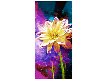 Folie sablare decorativă Floare Watercolor, Folina, pentru uşi din sticlă, rolă de 100x210 cm Floare-Watercolor-2-Simulare-9726