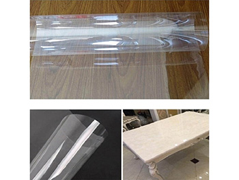 Folie transparentă lucioasă pentru protecţie mobilă, Folina, cu adeziv, 0,1 mm grosime - 152 cm lăţime