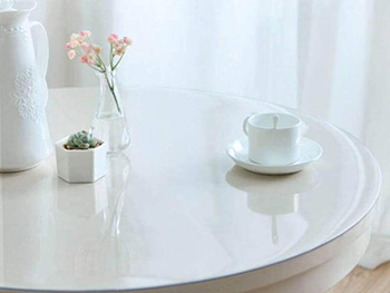 Folie protecţie din PVC 1 mm transparent, fără adeziv, cu o tentă ușor albăstruie, 137 cm lăţime