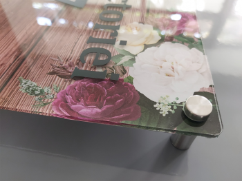 Plăcuţă cu număr și/sau adresă casă, model floral, din acril și scris din vinil, cu text personalizat Placuta-adresa-3D-din-acril-model-floral-1-5005