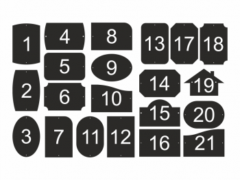 Plăcuţă cu nume și număr stradă, din bond, cu text personalizat, modele diverse Placuta-adresa-model-gri-brushed-0-8757