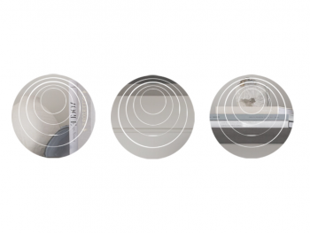 Set 15 stickere oglindă cercuri, Folina, decoraţiune perete din oglindă acrilică argintie Set-3-bucati-SOC7-argintiu-simulare-5-8476
