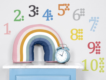 Sticker Numere, Folina, pentru copii, multicolor