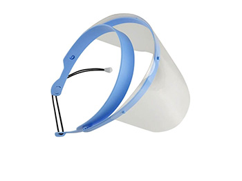 Vizieră de protecție cu ramă din silicon 