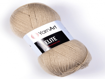 Fir textil Yarn Art Elite natur 848, pentru tricotat