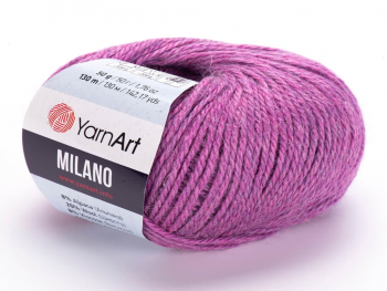 Fir textil Yarn Art Milano mov pudrat 861, pentru tricotat