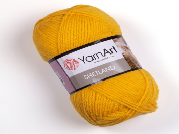 Fir textil Yarn Art Shetland galben 506, pentru tricotat