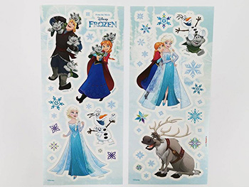 Abţibilduri Frozen, Komar, personaje Regatul de gheaţă