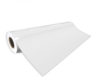 Autocolant alb lucios Oracal Economy Cal, White 641G010, lățime 126 cm