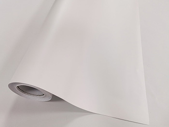 Autocolant alb mat, Folina, 120 cm lăţime