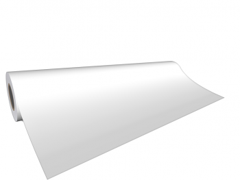 Autocolant alb mat Oracal Economy Cal, White 641M010, lățime 126 cm