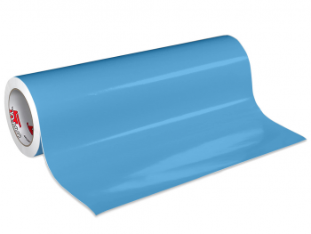 Autocolant albastru gheață lucios Oracal 641G Economy Cal, Ice Blue 056, rolă 63 cm x 3 m, racletă de aplicare inclusă