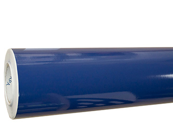 Autocolant albastru Cobalt blue EasyPro, APA Italy, aspect lucios, 122 cm lăţime