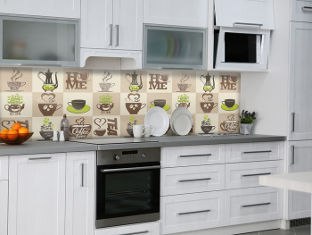 Autocolant faianţă decorativă Coffee Break, Folina, autoadeziv, bej, rolă de 67x200 cm autocolant-bucatarie-model-coffee-time-3-5322