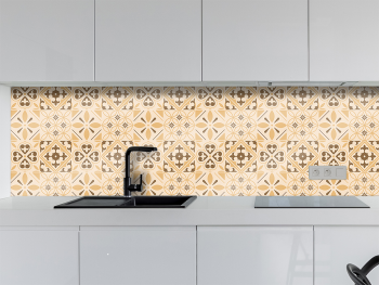 Autocolant faianţă decorativă Beige Tiles, Folina, autoadeziv, bej, rolă de 67x200 cm