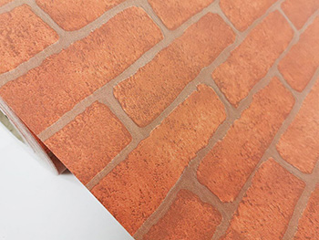 Autocolant perete, Folina, imitaţie cărămidă, maro, rolă de 120 cm x 10 metri autocolant-perete-caramida-maro-4791