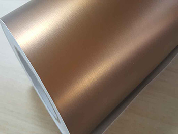 Autocolant PrintMetal Copper, Aslan, cu efect metalic, arămiu lățime 125 cm