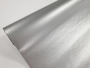 Autocolant cu efect metalic argintiu Platino Silver, d-c-fix, rola de 90x200 cm, cu racleta si cutter