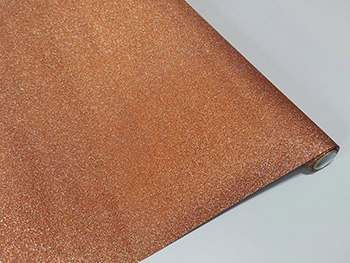 Autocolant decorativ Glitter Copper, d-c-fix, cupru cu sclipici, 67x200 cm