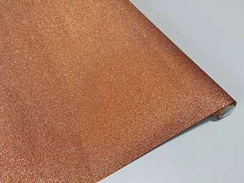 Autocolant decorativ Glitter Copper, d-c-fix, cupru cu sclipici, rolă de 67x200 cm