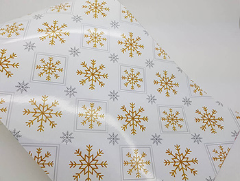 Autocolant decorativ Snow, Folina, 100 cm lăţime