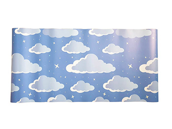 Autocolant decorativ, Folina, model cer cu nori, 100 cm lăţime