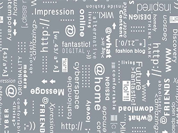 Autocolant decorativ Typo