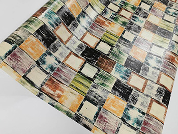 Autocolant cu model geometric Odina, Folina, aspect vintage, multicolor - 130 cm lăţime autocolant-cu-model-geometric-folina-aspect-vintage-130-cm-latime-3296