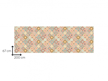 Autocolant faianţă decorativă Sole, Folina, mozaic bej, rolă de 67x200 cm