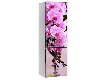 Autocolant frigider Orhidee, Folina, model floral, rolă de 200x67 cm