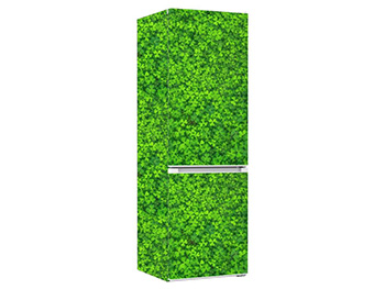 Autocolant frigider Trifoi verde, autoadeziv, rolă de 200x67 cm