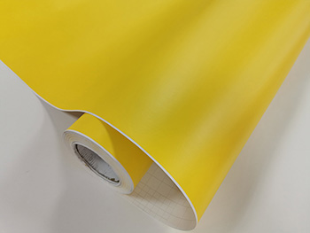 Autocolant galben mat, Folina, rolă de 152x250 cm 