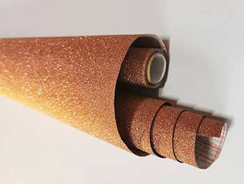 Autocolant decorativ Glitter Copper, d-c-fix, cupru cu sclipici, 67x200 cm
