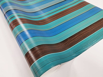 Autocolant lemn colorat Elif, Folina, multicolor - 120 cm lăţime