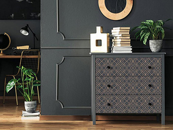 Autocolant decorativ Trendyline Linas, d-c-fix, imprimeu geometric, aspect lucios, 67x150 cm autocolant-decorativ-lucios-trendyline-linas-67-150-cm-3254
