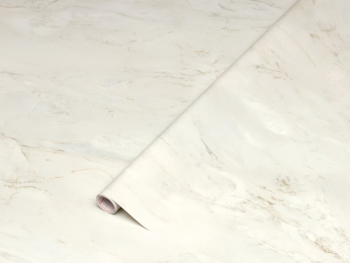 Autocolant mobilă Romeo Matt White, d-c-fix, imitaţie marmură, rolă de 67 cm x 5 metri, cu racletă şi cutter