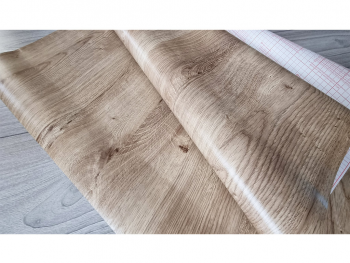 Autocolant mobilă imitaţie lemn Ribbeck Oak, d-c-fix, aspect mat, rolă de 90x500 cm, cu racletă inclusă