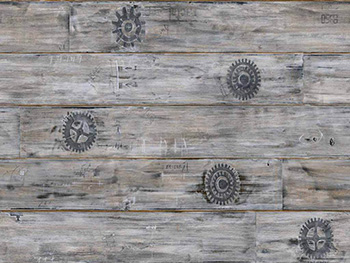 Autocolant mobilă lemn vintage gri, d-c-fix Paternoster, rolă de 45 cm x 5 metri