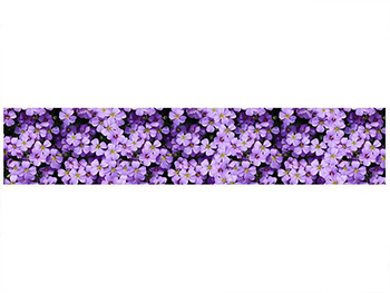 Autocolant decorativ Flori violet, Folina, rolă de 80x400 cm