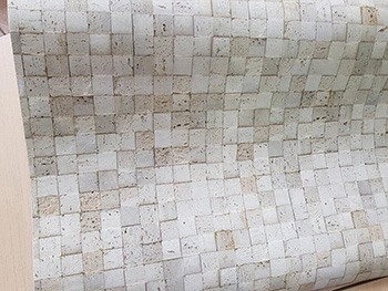 Autocolant perete imitaţie mozaic piatră, MagicFix, culoare gri, 100 cm lăţime