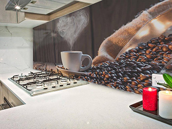 Autocolant perete, Folina, model Coffee, dimensiune autocolant 80x280 cm