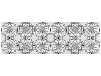 Autocolant faianţă decorativă Bavori, Folina, imprimeu gri, 68x208 cm
