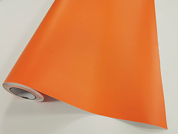 Autocolant portocaliu mat, Folina, rolă de 152x250 cm