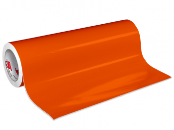 Autocolant portocaliu lucios Oracal Economy Cal, Orange 641G034, rolă 63x500 cm, racletă de aplicare inclusă